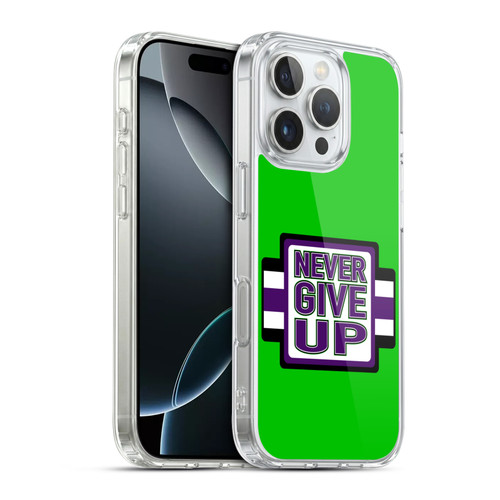 WWE Superstars 8 John Cena Never Give Up Soft Gel Case for Apple iPhone 16 Pro & MagSafe