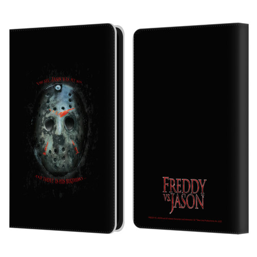 Freddy VS. Jason Graphics Jason's Birthday Leather Book Wallet Case Cover For Amazon Kindle 11th Gen (2024)