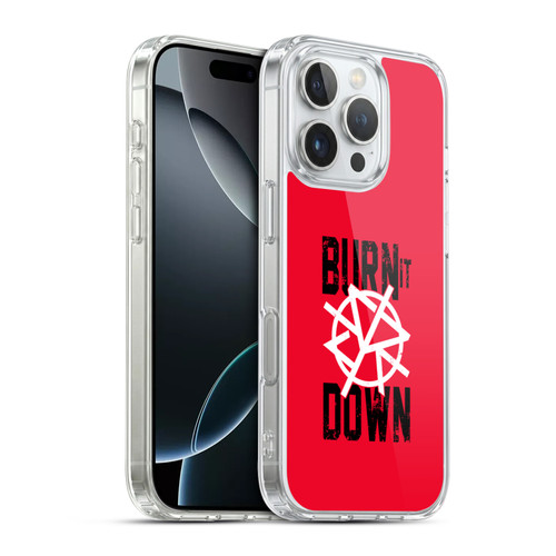 WWE Superstars 8 Seth Rollins Burn It Down Soft Gel Case for Apple iPhone 16 Pro & MagSafe