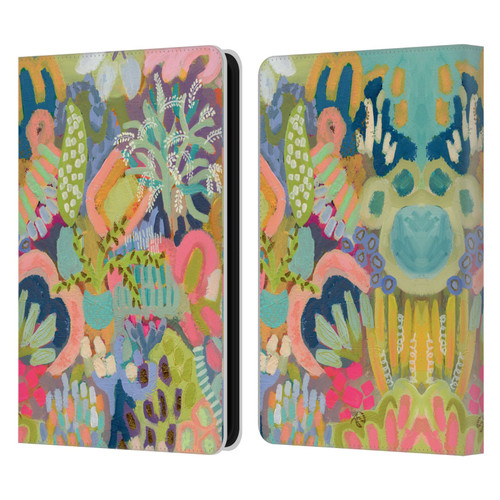 Suzanne Allard Floral Art Summer Fiesta Leather Book Wallet Case Cover For Amazon Kindle 11th Gen (2024)