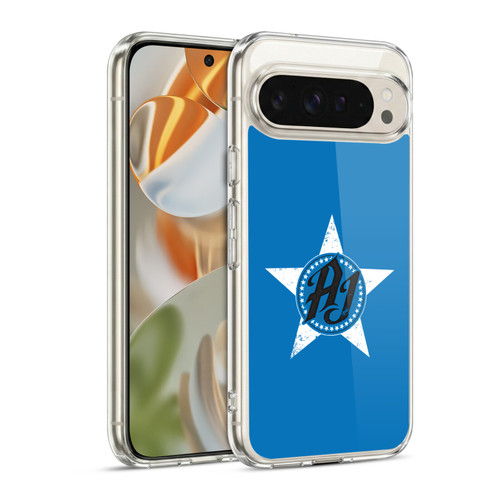 WWE Superstars 8 AJ Styles Logo Star Soft Gel Case for Google Pixel 9 / Pixel 9 Pro