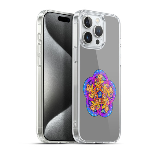 Beth Wilson Doodle Cats 2 Ginger Celtic Knot Soft Gel Case for Apple iPhone 15 Pro Max & MagSafe