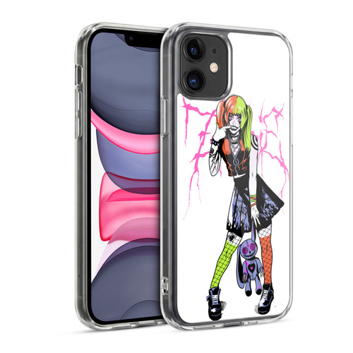 Zombie Makeout Club Graphics Bear Soft Gel Case for Apple iPhone 11