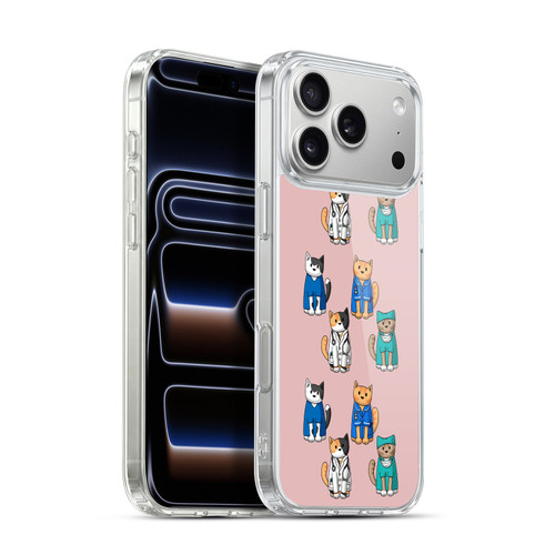 Beth Wilson Doodle Cats 2 Professionals Soft Gel Case for Apple iPhone 17 Pro Max