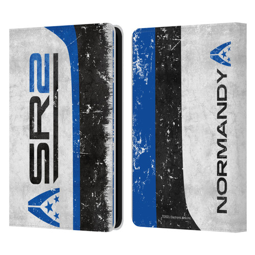 EA Bioware Mass Effect 3 Badges And Logos SR2 Normandy Leather Book Wallet Case Cover For Amazon Kindle 11th Gen 6in 2022