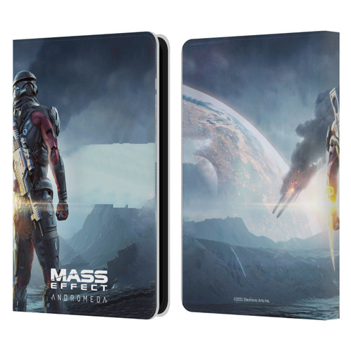 EA Bioware Mass Effect Andromeda Graphics Key Art Super Deluxe 2017 Leather Book Wallet Case Cover For Amazon Kindle 11th Gen 6in 2022