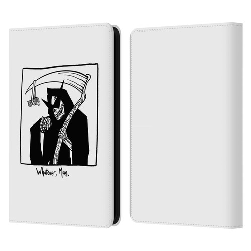 Matt Bailey Art Whatever Man Leather Book Wallet Case Cover For Amazon Kindle 11th Gen 6in 2022