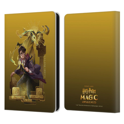 Harry Potter: Magic Awakened Characters Harry Potter Leather Book Wallet Case Cover For Amazon Kindle 11th Gen (2024)