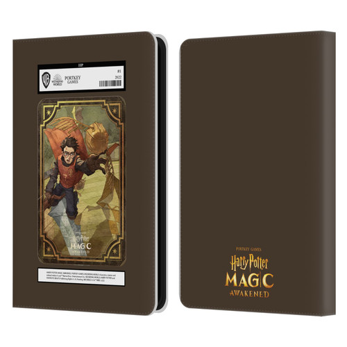 Harry Potter: Magic Awakened Characters Harry Potter Card Leather Book Wallet Case Cover For Amazon Kindle 11th Gen (2024)