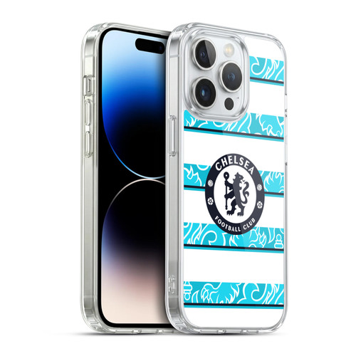 Chelsea Football Club 2022/23 Kit Away Soft Gel Case for Apple iPhone 14 Pro & MagSafe