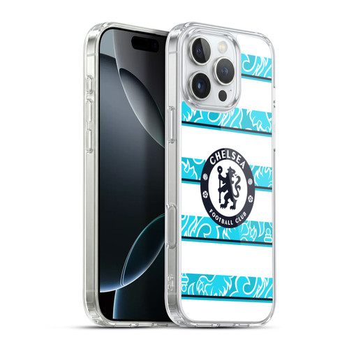 Chelsea Football Club 2022/23 Kit Away Soft Gel Case for Apple iPhone 16 Pro Max & MagSafe