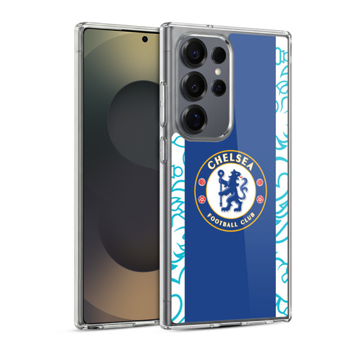 Chelsea Football Club 2022/23 Kit Home Soft Gel Case for Samsung Galaxy S25 Ultra & MagSafe