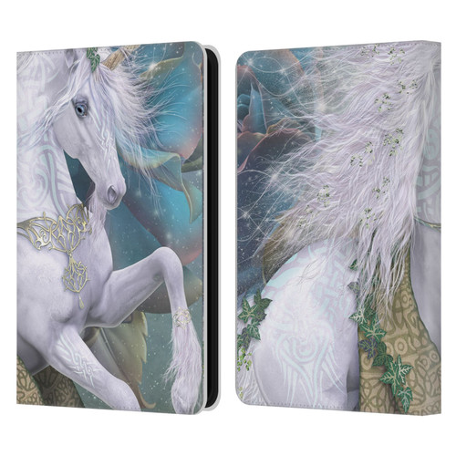 Laurie Prindle Fantasy Horse Kieran Unicorn Leather Book Wallet Case Cover For Amazon Kindle 11th Gen (2024)