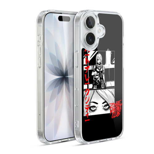 Zombie Makeout Club Graphics Comic Strip Soft Gel Case for Apple iPhone 17