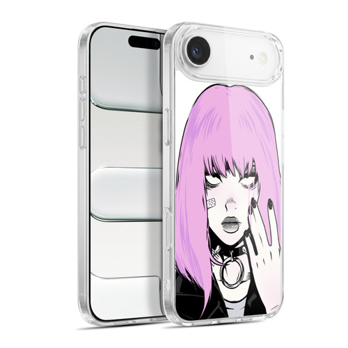 Zombie Makeout Club Graphics Pink Hair Soft Gel Case for Apple iPhone 17 Air