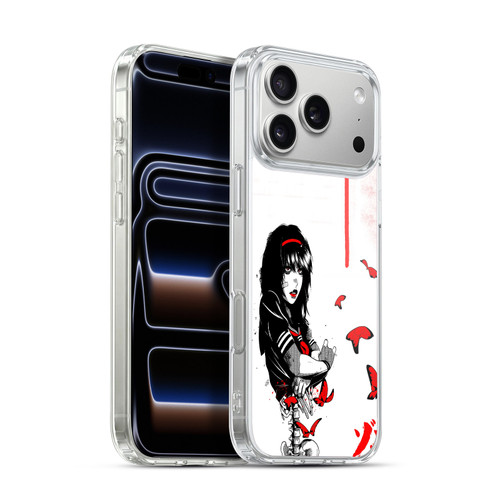 Zombie Makeout Club Graphics Butterflies Soft Gel Case for Apple iPhone 17 Pro Max