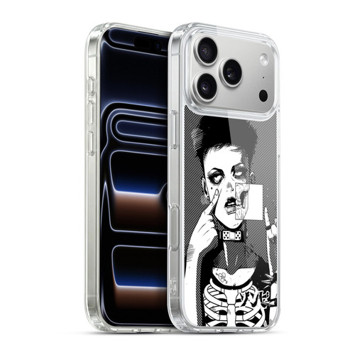 Zombie Makeout Club Graphics Dark Makeup Soft Gel Case for Apple iPhone 17 Pro Max