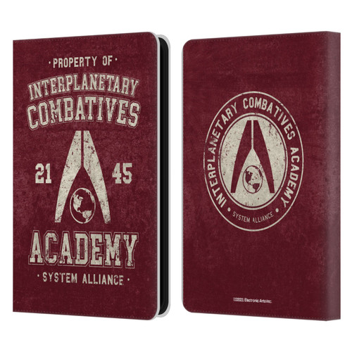 EA Bioware Mass Effect 3 Badges And Logos Interplanetary Combatives Leather Book Wallet Case Cover For Amazon Kindle 11th Gen (2024)