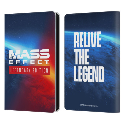 EA Bioware Mass Effect Legendary Graphics Logo Key Art Leather Book Wallet Case Cover For Amazon Kindle 11th Gen (2024)