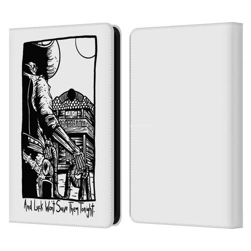 Matt Bailey Art Luck Won't Save Them Leather Book Wallet Case Cover For Amazon Kindle 11th Gen (2024)