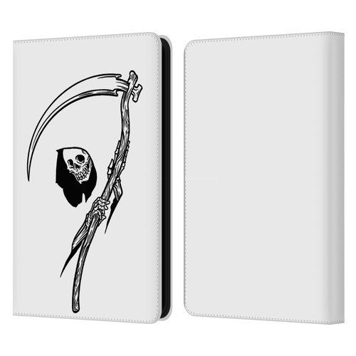 Matt Bailey Art Negative Reaper Leather Book Wallet Case Cover For Amazon Kindle 11th Gen (2024)
