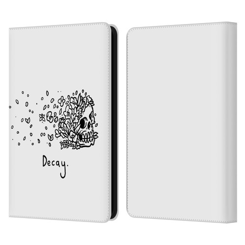 Matt Bailey Skull Decay Leather Book Wallet Case Cover For Amazon Kindle 11th Gen (2024)