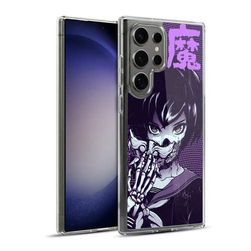 Zombie Makeout Club Graphics Skull Hand Soft Gel Case for Samsung Galaxy S23 Ultra 5G & MagSafe