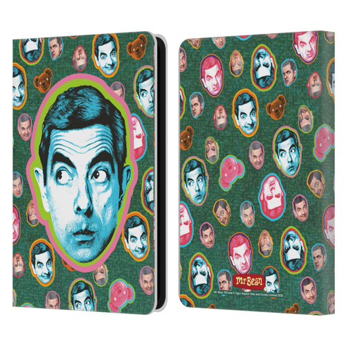 Mr. Bean Key Art Collage Leather Book Wallet Case Cover For Amazon Kindle 11th Gen (2024)