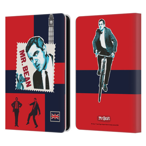 Mr. Bean London Art UK Art Leather Book Wallet Case Cover For Amazon Kindle 11th Gen (2024)