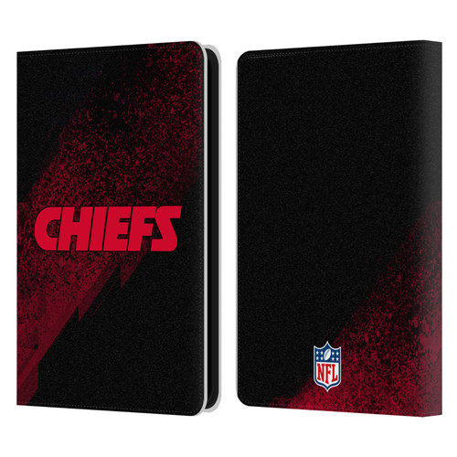 NFL Kansas City Chiefs Logo Blur Leather Book Wallet Case Cover For Amazon Kindle 11th Gen 6in 2022