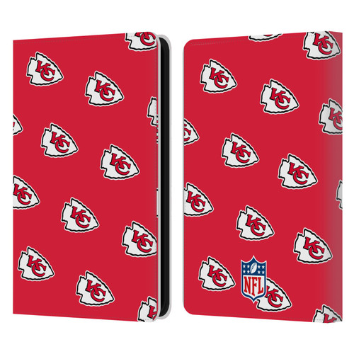 NFL Kansas City Chiefs Artwork Patterns Leather Book Wallet Case Cover For Amazon Kindle 11th Gen 6in 2022