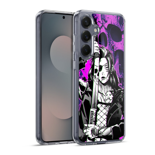 Zombie Makeout Club Graphics Death Cyber Soft Gel Case for Samsung Galaxy S25+ & MagSafe