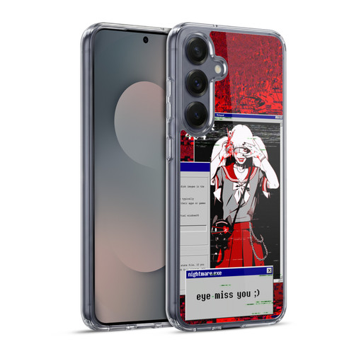 Zombie Makeout Club Graphics Eye Miss You Soft Gel Case for Samsung Galaxy S25+ & MagSafe