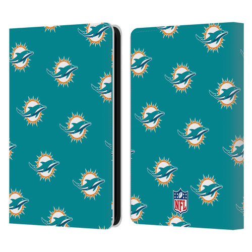 NFL Miami Dolphins Artwork Patterns Leather Book Wallet Case Cover For Amazon Kindle 11th Gen 6in 2022