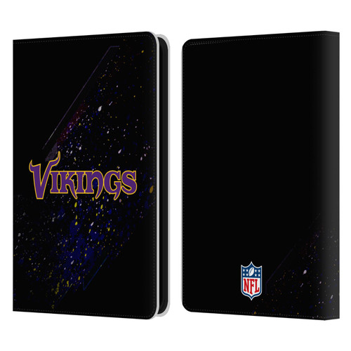 NFL Minnesota Vikings Logo Blur Leather Book Wallet Case Cover For Amazon Kindle 11th Gen 6in 2022