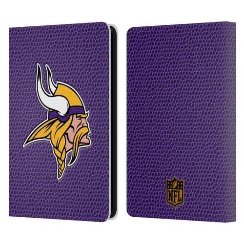 NFL Minnesota Vikings Logo Football Leather Book Wallet Case Cover For Amazon Kindle 11th Gen 6in 2022