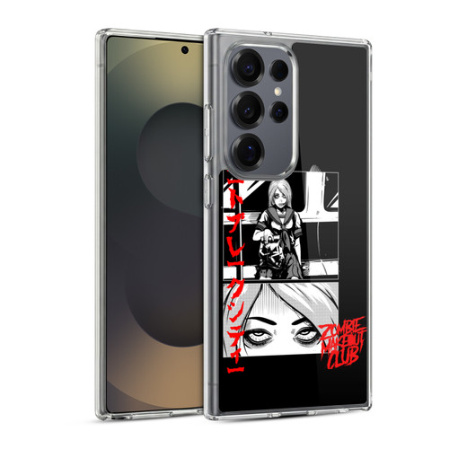 Zombie Makeout Club Graphics Comic Strip Soft Gel Case for Samsung Galaxy S25 Ultra & MagSafe