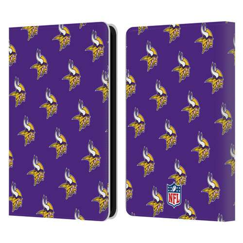 NFL Minnesota Vikings Artwork Patterns Leather Book Wallet Case Cover For Amazon Kindle 11th Gen 6in 2022