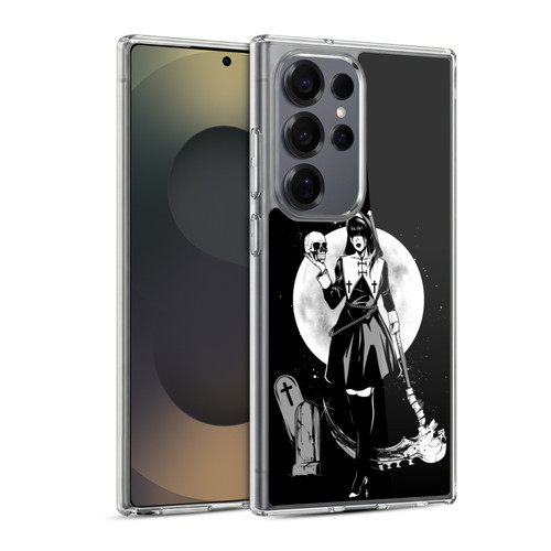 Zombie Makeout Club Graphics Skull Head Soft Gel Case for Samsung Galaxy S25 Ultra & MagSafe