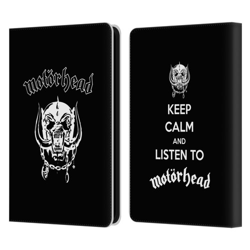 Motorhead Graphics Classic Logo Leather Book Wallet Case Cover For Amazon Kindle 11th Gen (2024)
