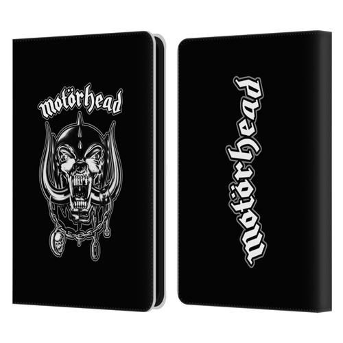 Motorhead Graphics Silver War Pig Leather Book Wallet Case Cover For Amazon Kindle 11th Gen (2024)