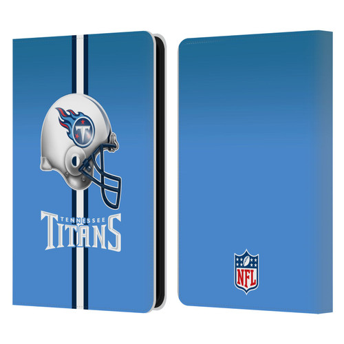 NFL Tennessee Titans Logo Helmet Leather Book Wallet Case Cover For Amazon Kindle 11th Gen 6in 2022