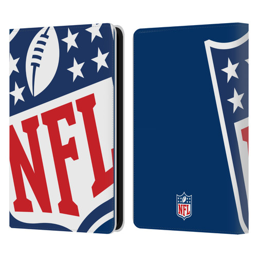 NFL Shield Oversized Leather Book Wallet Case Cover For Amazon Kindle 11th Gen 6in 2022