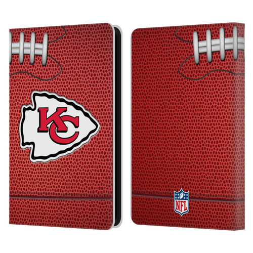 NFL Kansas City Chiefs Graphics Football Leather Book Wallet Case Cover For Amazon Kindle 11th Gen (2024)