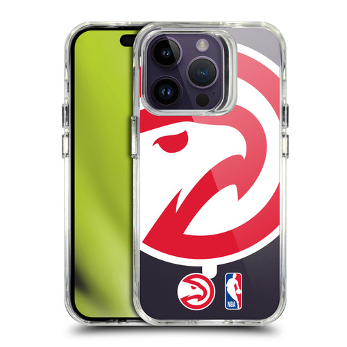 NBA Atlanta Hawks Logo Oversized Hawk SHOCKPROOF BUMPER CASE COMPATIBLE WITH Apple iPhone 14 Pro & MAGSAFE
