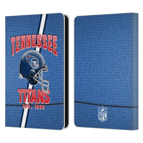NFL Tennessee Titans Logo Art Football Stripes Leather Book Wallet Case Cover For Amazon Kindle 11th Gen (2024)