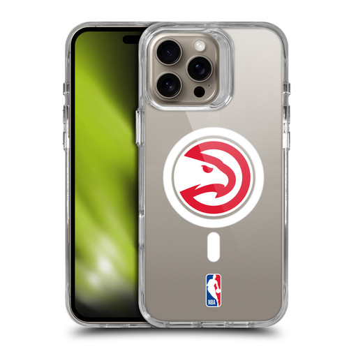 NBA Atlanta Hawks Logo Red Hawk SHOCKPROOF BUMPER CASE COMPATIBLE WITH Apple iPhone 16 Pro Max & MAGSAFE