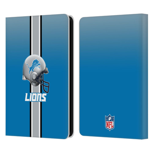 NFL Detroit Lions Logo Helmet Leather Book Wallet Case Cover For Amazon Kindle 11th Gen (2024)