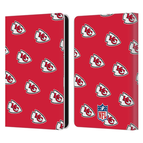 NFL Kansas City Chiefs Artwork Patterns Leather Book Wallet Case Cover For Amazon Kindle 11th Gen (2024)