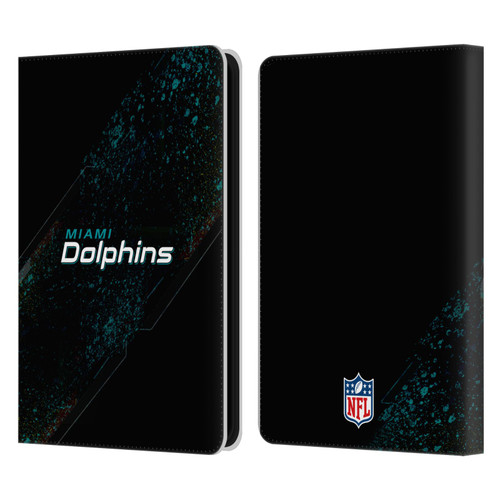 NFL Miami Dolphins Logo Blur Leather Book Wallet Case Cover For Amazon Kindle 11th Gen (2024)